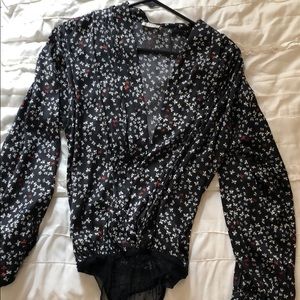 Free People Long Sleeved Body Suit